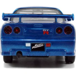 Brian's Nissan Skyline GT-R (R34) - Blå - Jada Toys - 1:32