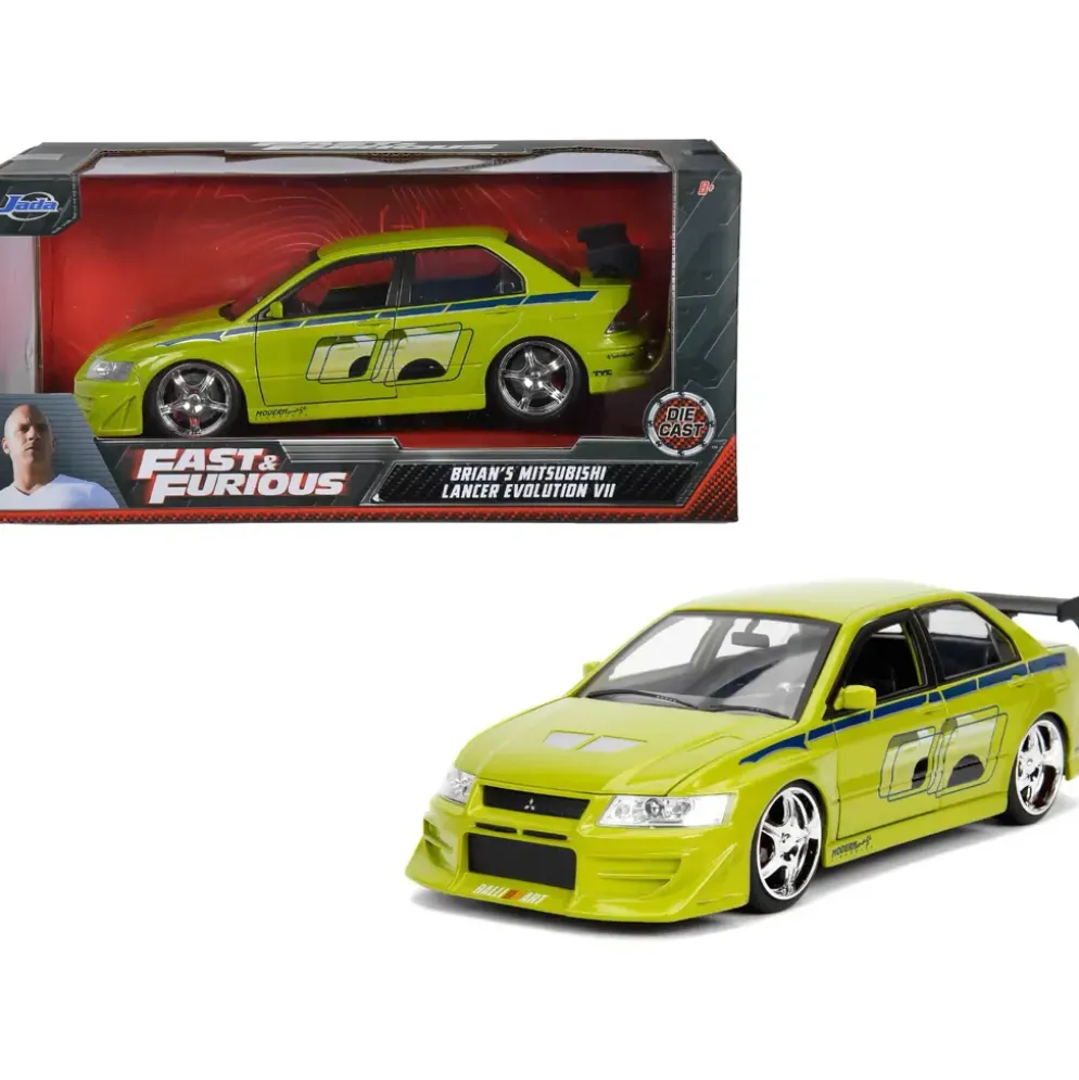 Brians's Mitsubishi Lancer Evolution VII - 2002 - Fast & Furious - Jada - 1:24