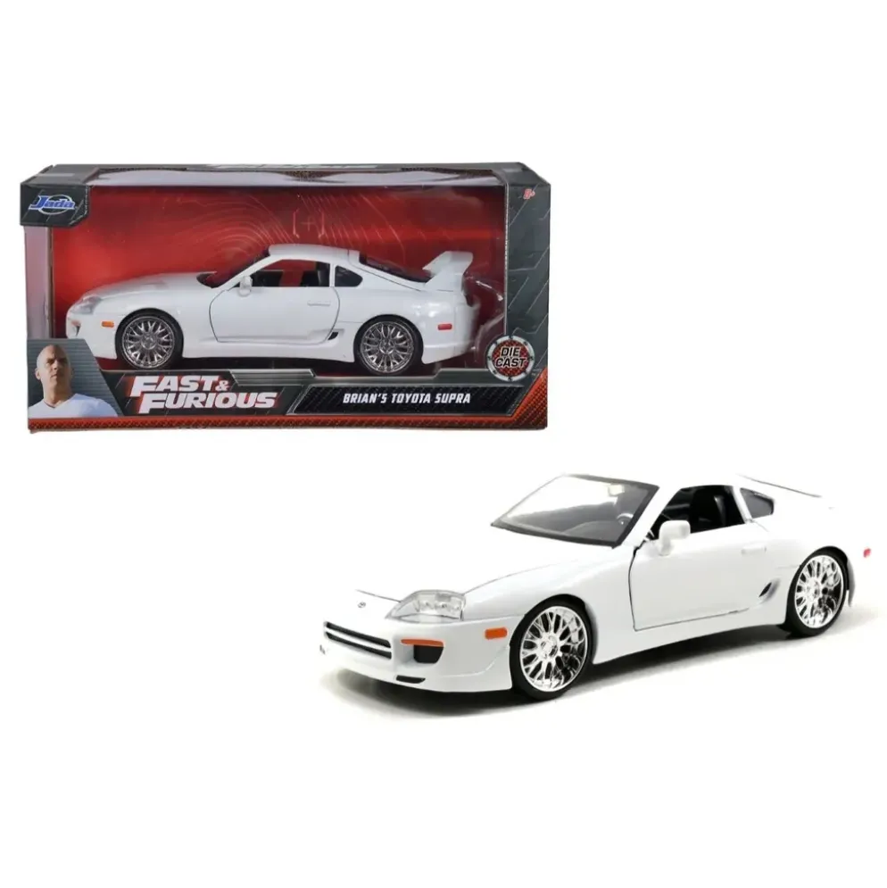 Brian's Toyota Supra - 1995 - Vit - Fast & Furious - Jada