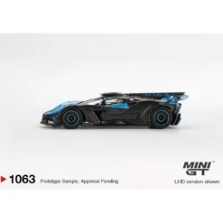 Bugatti Bolide Presentation - Svart / Blå - 1063 - Mini GT - 1:64