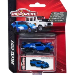 Bugatti Chiron Pur Sport - Blå - Deluxe Cars - Majorette