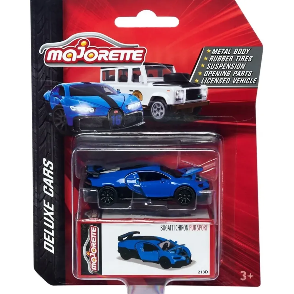 Bugatti Chiron Pur Sport - Blå - Deluxe Cars - Majorette