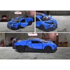 Bugatti Chiron Pur Sport - Blå - Deluxe Cars - Majorette