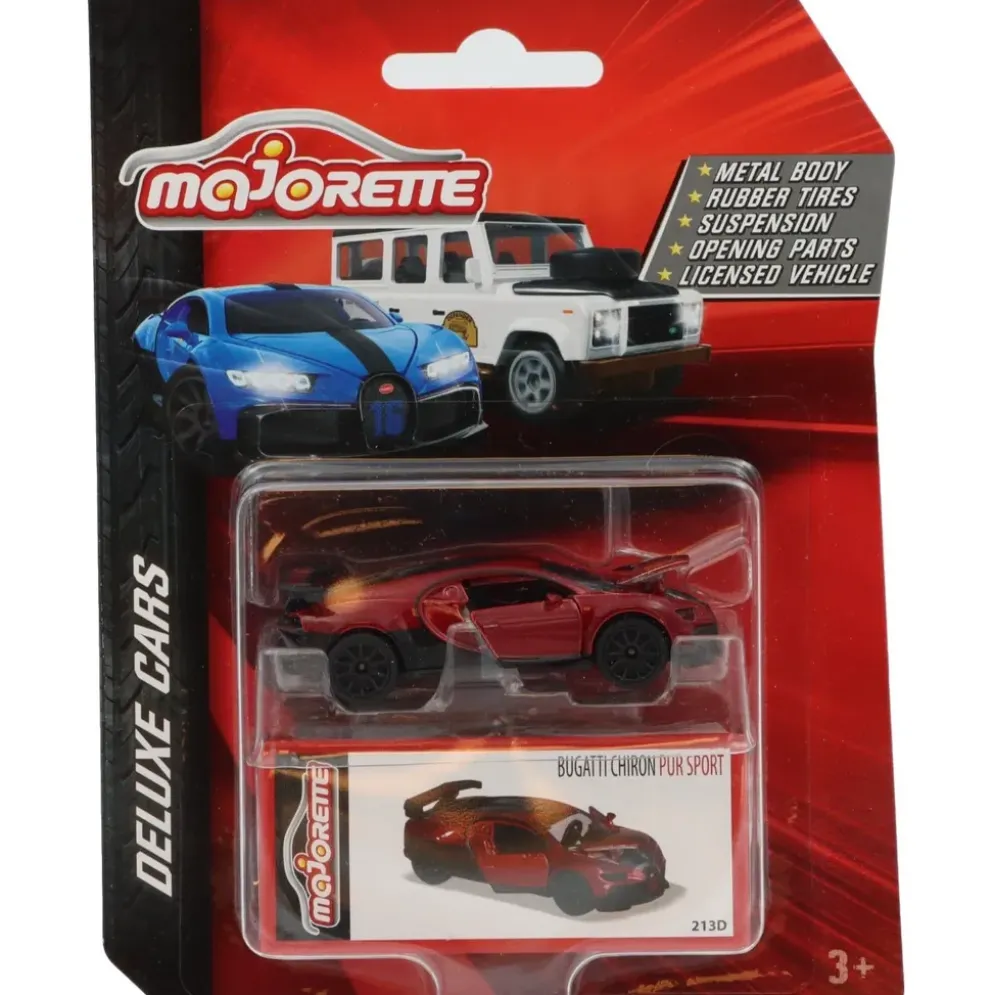 Bugatti Chiron Pur Sport - Vinröd - Deluxe Cars - Majorette