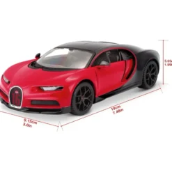 Bugatti Chiron Sport - Röd / Svart - Maisto - 1:24