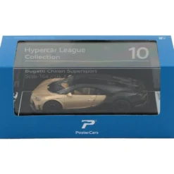 Bugatti Chiron Supersport - Guld - PosterCars - 1:64