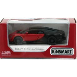 Bugatti Chiron Supersport - Röd och Svart - Kinsmart - 1:38