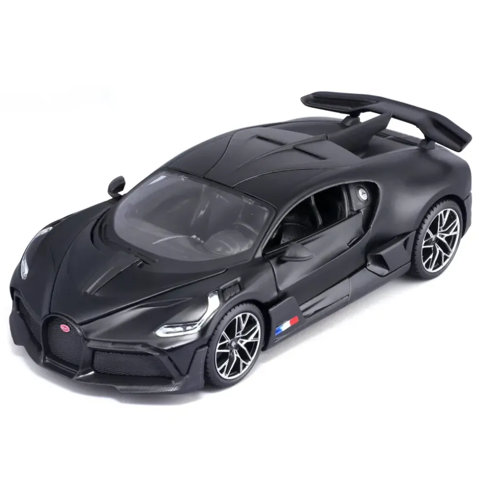 Bugatti Divo - Mattsvart - Maisto - 1:24