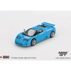 Bugatti EB110 - Super Sport Blu - 890 - Mini GT - 1:64