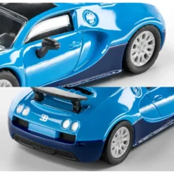 2005 Bugatti Veyron 16.4 Super Sport - Blå - Collection Series - Majorette - 1:64