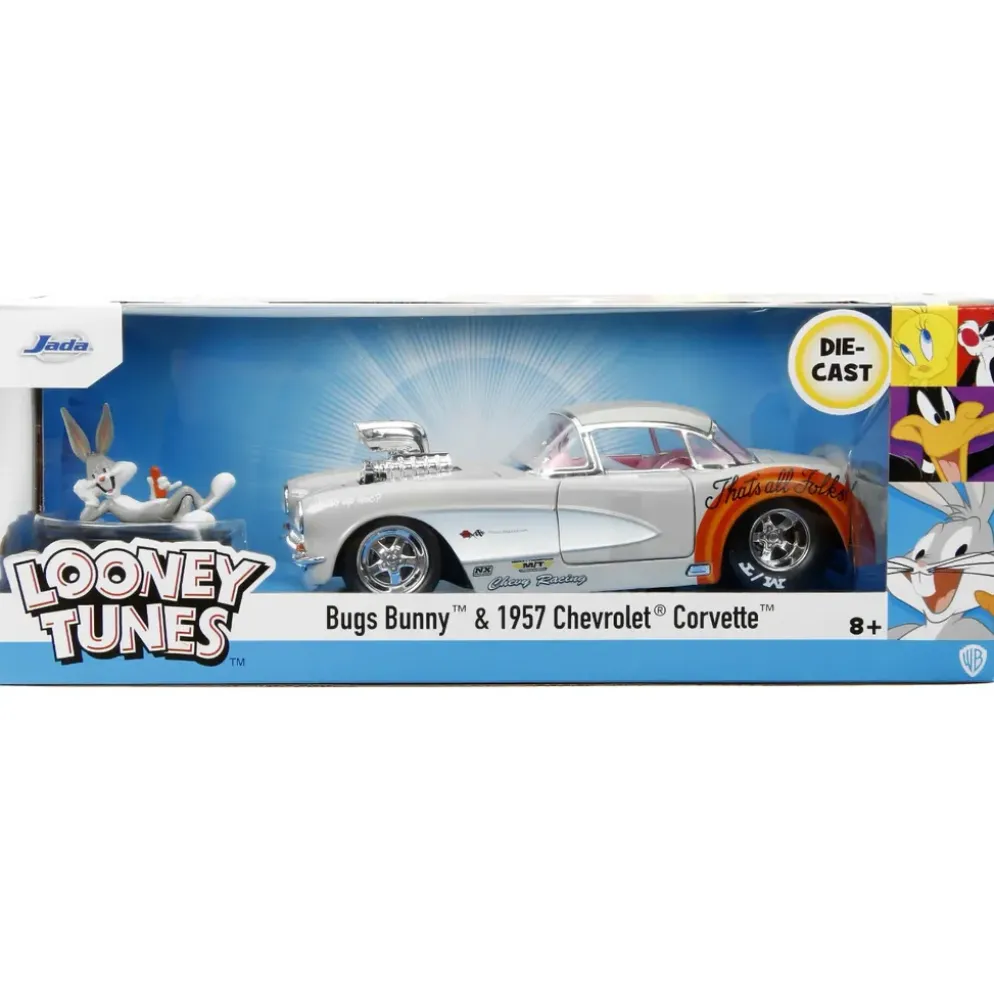 Bugs Bunny & 1957 Chevrolet Corvette - Looney Tunes - Jada - 1:24