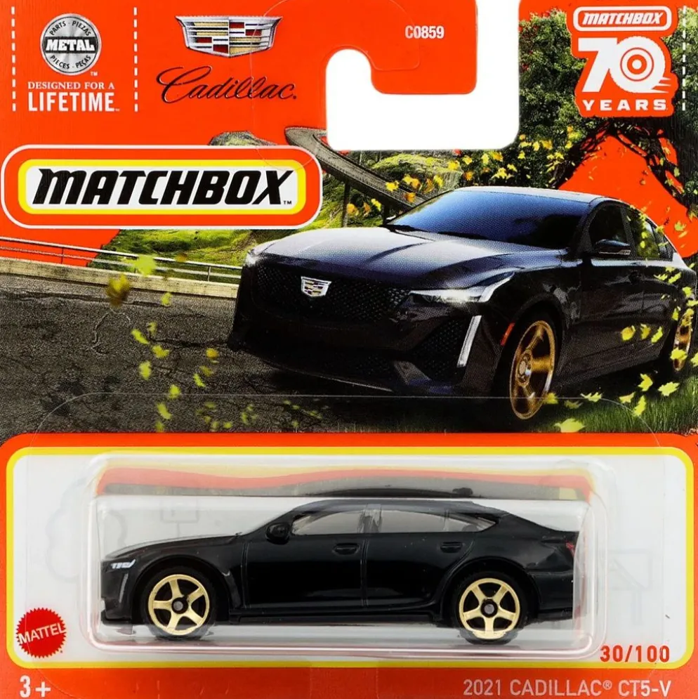 2021 Cadillac CT5-V - Svart - Matchbox 70 Years - Matchbox