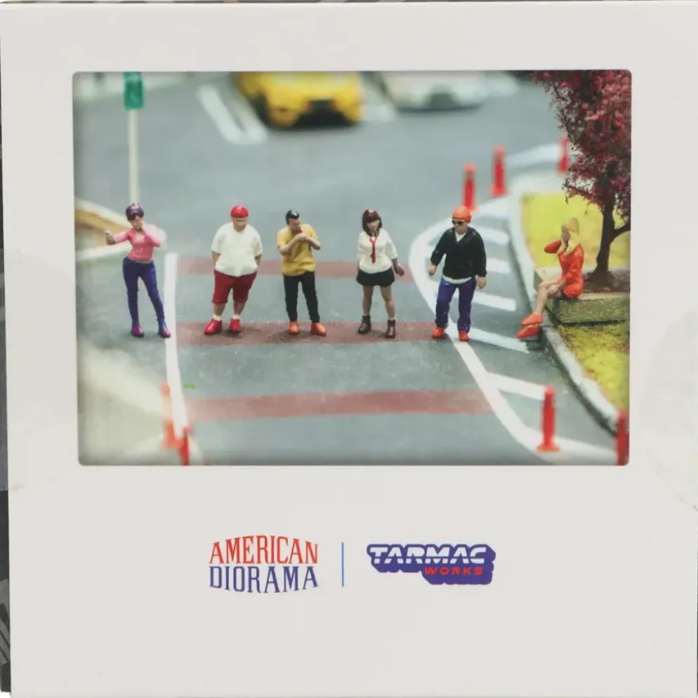 Car Meet 1 - Figurer - Tarmac + American Diorama - 1:64