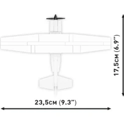 Cessna 172 Skyhawk - Vit - Byggklossar - 26620 - COBI - 1:48