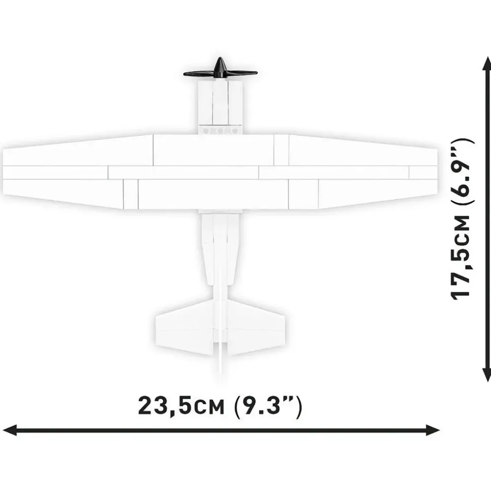 Cessna 172 Skyhawk - Vit - Byggklossar - 26620 - COBI - 1:48