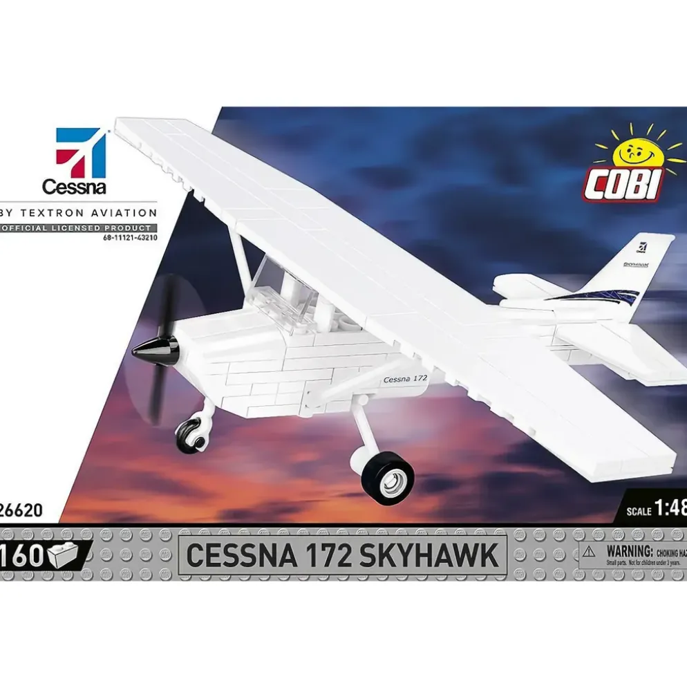 Cessna 172 Skyhawk - Vit - Byggklossar - 26620 - COBI - 1:48