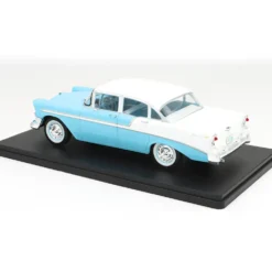 Chevrolet Bel Air - 1956 - Blå / Vit - WhiteBox - 1:24