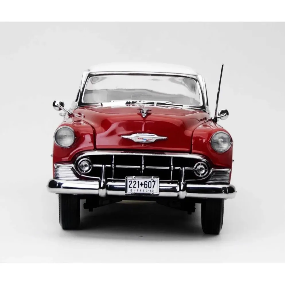 1953 Chevrolet Bel Air Coupe - Röd - Sun Star - 1:18