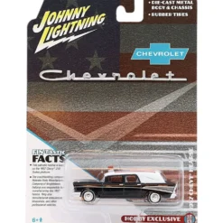 Chevrolet Bel Air Hearse - 1957 - Johnny Lightning - 1:64