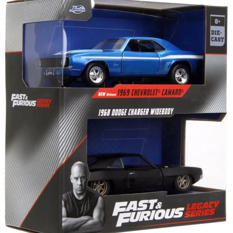 Chevrolet Camaro + Dodge Charger Widebody - F&F - Jada Toys