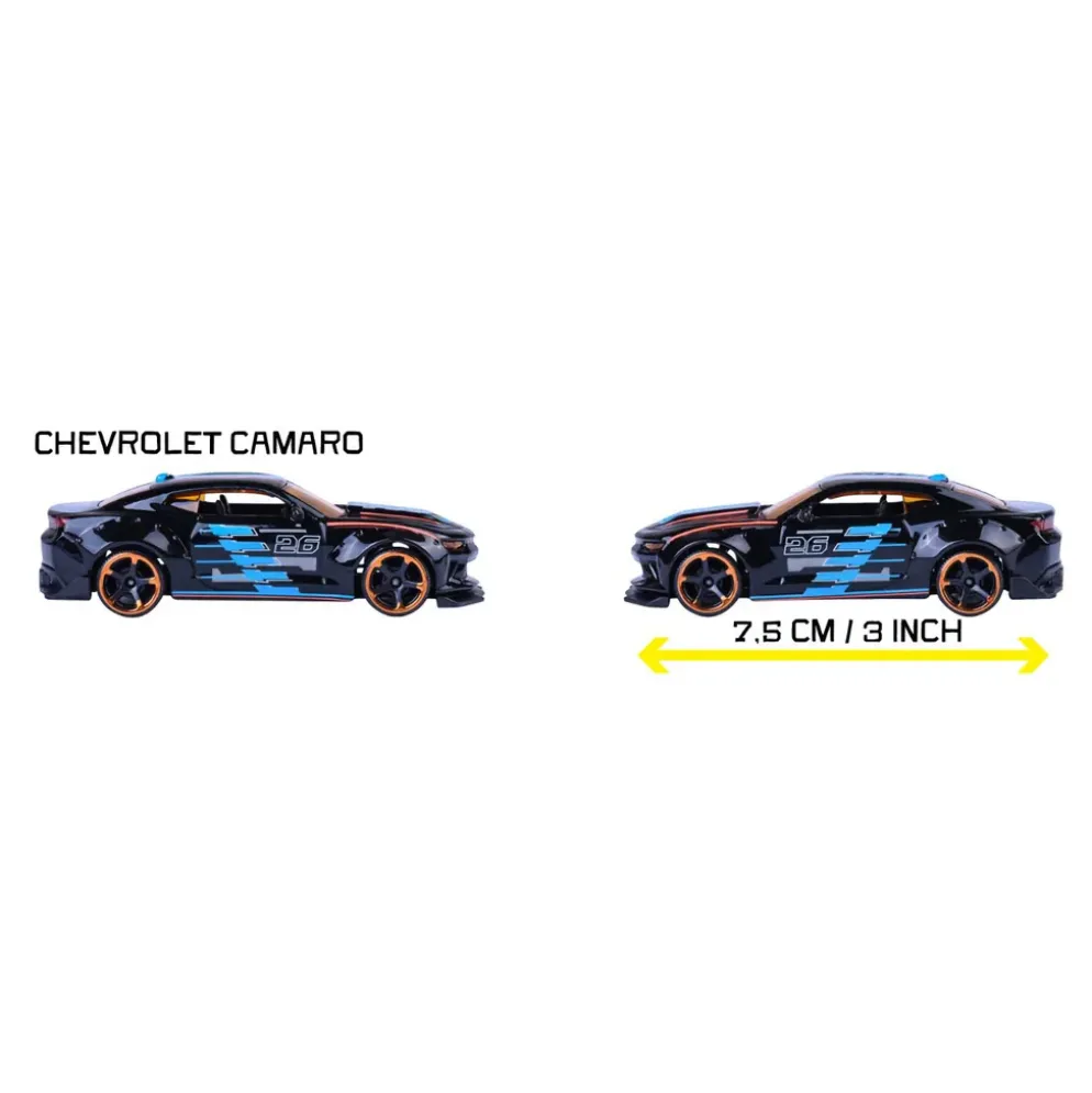 Chevrolet Camaro - Neon Racer Premium Cars - Majorette - 7 cm