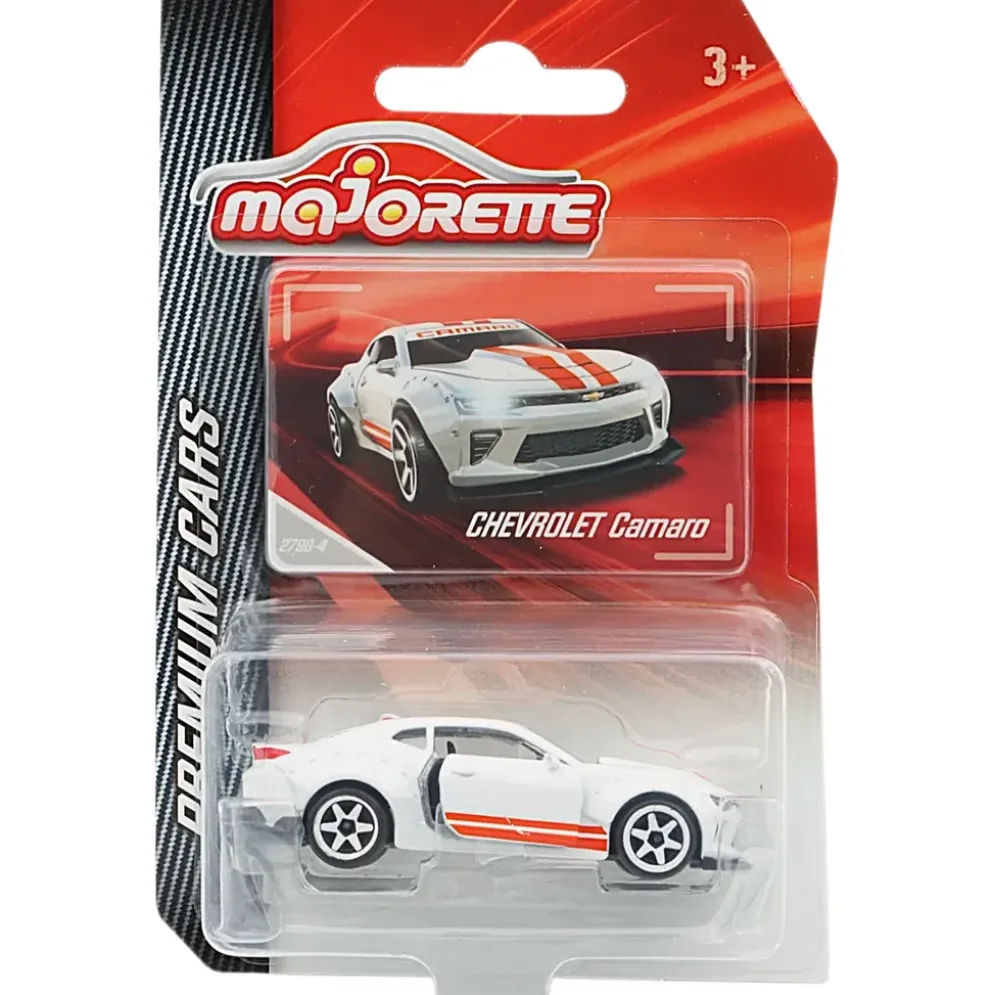 Chevrolet Camaro - Vit - Premium Cars - Majorette - 7 cm