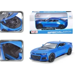 2017 Chevrolet Camaro ZL1 - Blå - Maisto - 1:24
