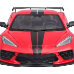 2020 Chevrolet Corvette Stingray Coupe - Röd - Maisto - 1:24