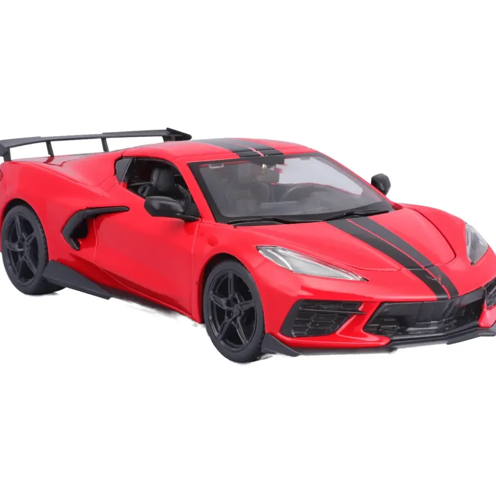 2020 Chevrolet Corvette Stingray Coupe - Röd - Maisto - 1:24