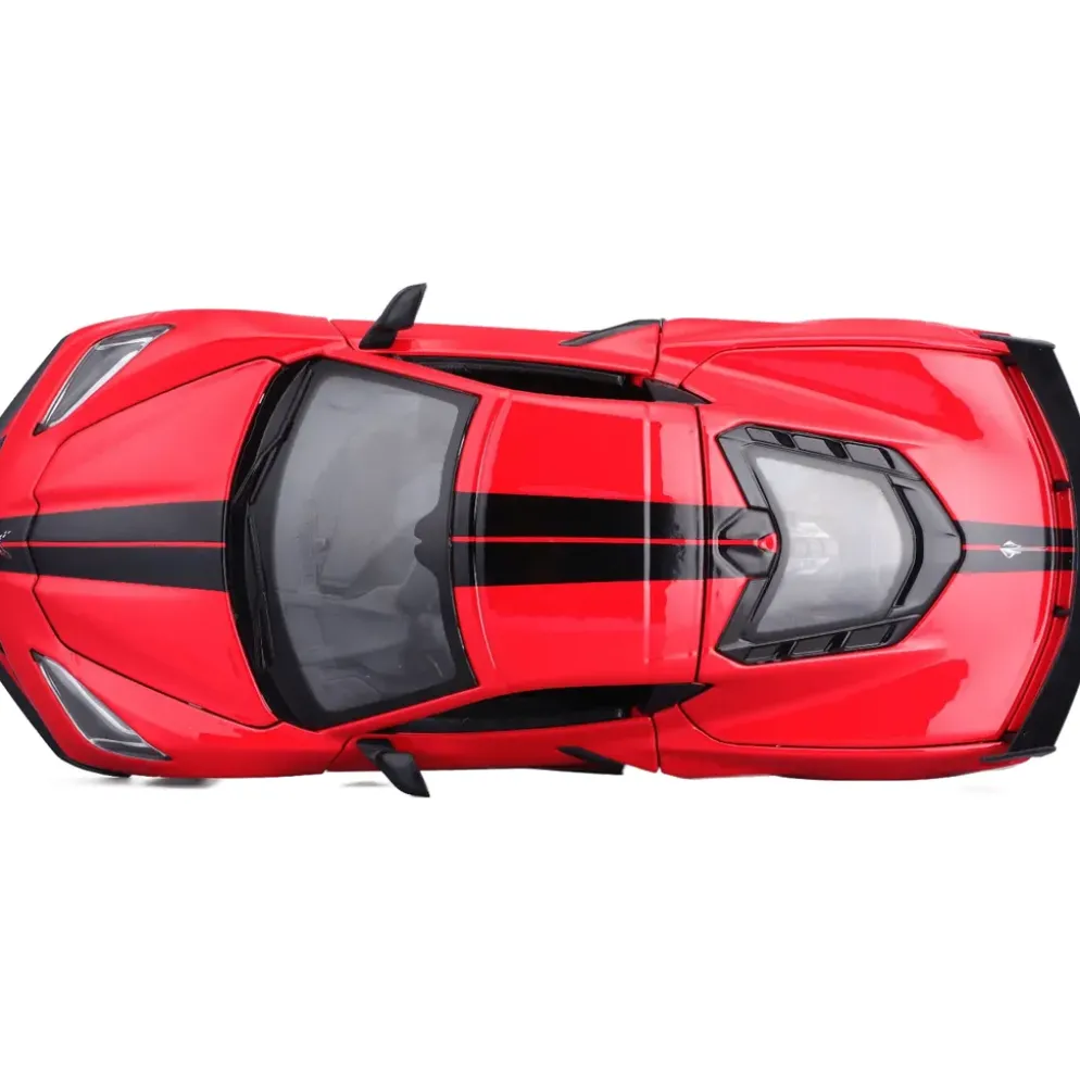 2020 Chevrolet Corvette Stingray Coupe - Röd - Maisto - 1:24