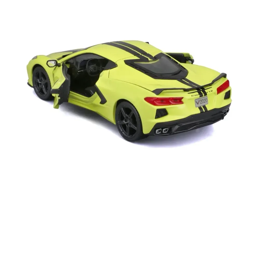 2020 Chevrolet Corvette Stingray Coupe Z51 - Gul - Maisto - 1:24