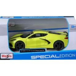 2020 Chevrolet Corvette Stingray Coupe Z51 - Gul - Maisto - 1:24