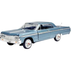 1964 Chevrolet Impala - Blå - Motormax - 1:24