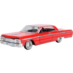 1964 Chevrolet Impala - Röd - Motormax - 1:24