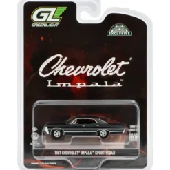 1967 Chevrolet Impala Sport Sedan - Svart - GreenLight - 1:64