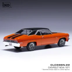 Chevrolet Nova SS - 1971 - Orange / Svart - Ixo Models - 1:43