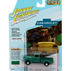 1950 Chevrolet 3100 Pickup - Grön - Johnny Lightning - 1:64
