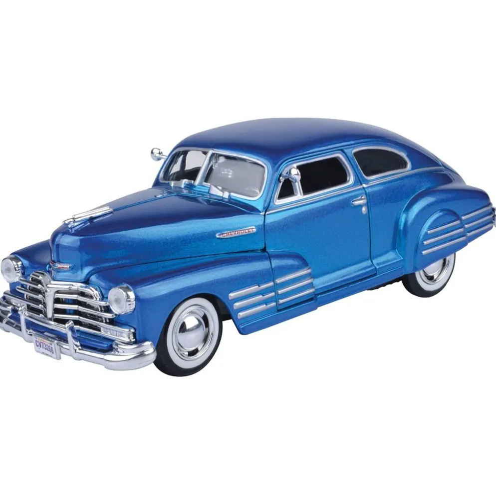 1948 Chevy Aerosedan Fleetline - Blå - Motormax - 1:24