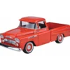 1958 Chevy Apache Fleetside Pickup - Orange - MM - 1:24