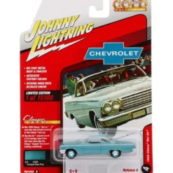 1962 Chevy Bel Air - Blå - Johnny Lightning - 1:64