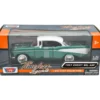 1957 Chevy Bel Air - Grön / Vit - Motormax - 1:24