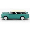 1955 Chevy Bel Air Nomad - Grön och Beige - Motormax - 1:24