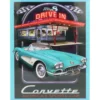 Chevy '58 Corvette Drive In - Plåtskylt - 30x40 cm