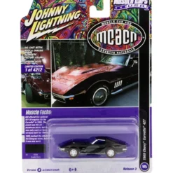 1969 Chevy Corvette 427 - Svart - Johnny Lightning - 1:64