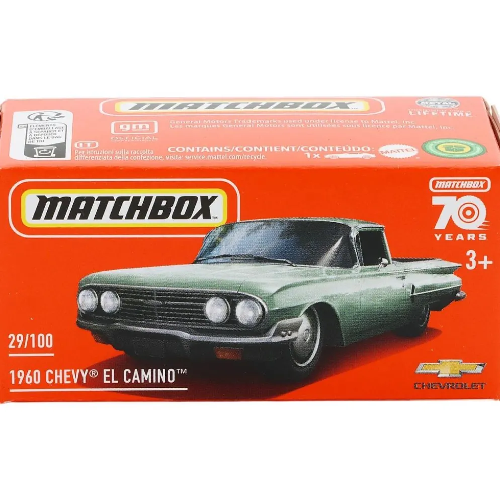 1960 Chevy El Camino - Grön - Power Grab - Matchbox