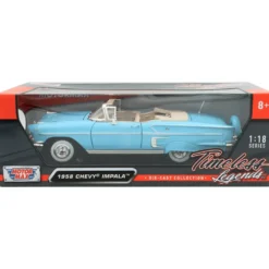 1958 Chevy Impala - Blå - Timeless Legends - Motormax - 1:18
