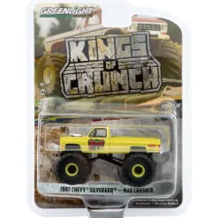 1987 Chevy Silverado - Mad Crusher - Kings of Crunch - GreenLight - 1:64