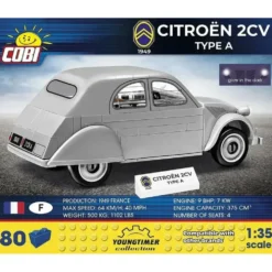 Citroën 2CV Type A - Grå - 24510 - COBI - 1:35