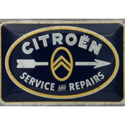 Citroën - Service and Repairs - Plåtskylt - 30x20 cm