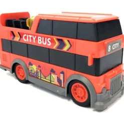 City Bus - Röd Stadsbuss - Ljud och Ljus - Dickie Toys